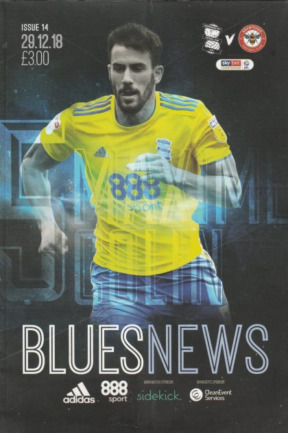 Birmingham City v Brentford 29-Dec-2018