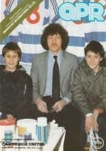 Queens Park Rangers v Cambridge United 25-Apr-1981