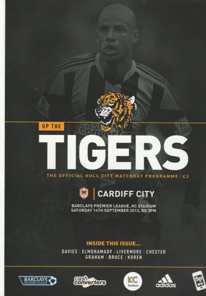 Hull City v Cardiff City  14-Sep-2013