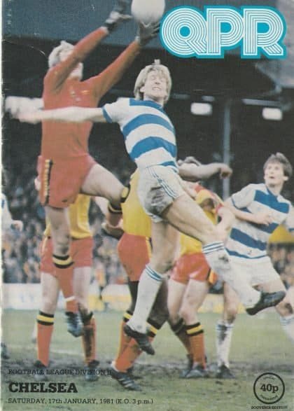 Queens Park Rangers v Chelsea 17-Jan-1981