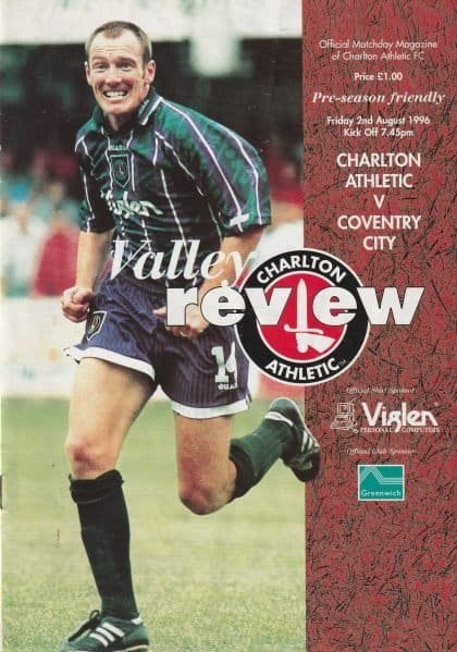 Charlton Athletic v Coventry City 02-Aug-1996