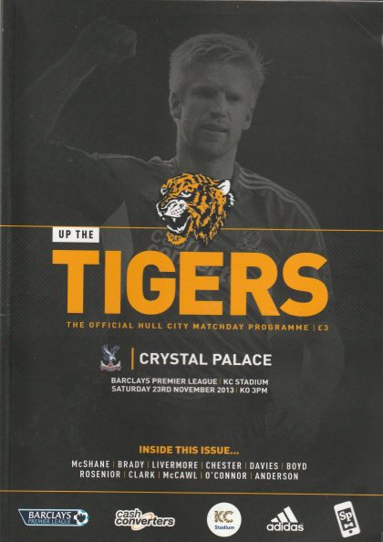 Hull City v Crystal Palace  23-Nov-2013