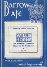 Barrow v Crewe Alexandra 17-Dec-1960