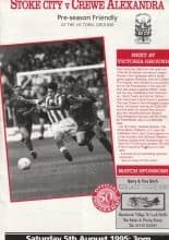 Stoke City v Crewe Alexandra 05-Aug-1995