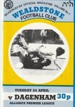 Wealdstone v Dagenham 24-Apr-1984