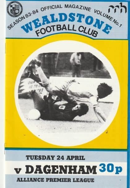 Wealdstone v Dagenham 24-Apr-1984