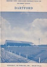 Bedford Town v Dartford 17-Feb-1965