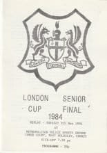 Dulwich Hamlet v Kingstonian  08-May-1984