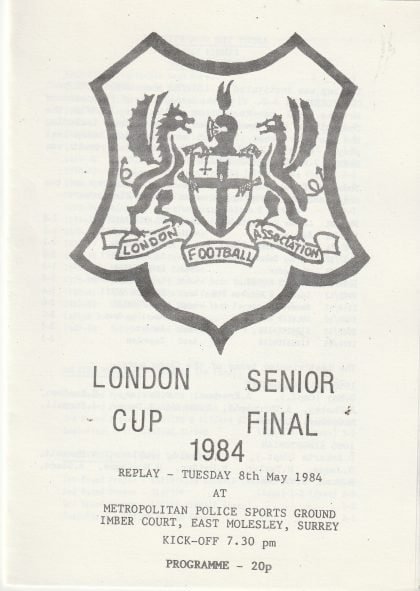 Dulwich Hamlet v Kingstonian  08-May-1984