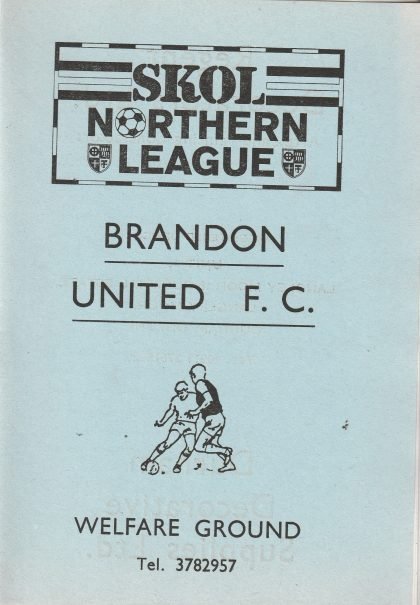 Brandon United v Gretna  18-Mar-1989