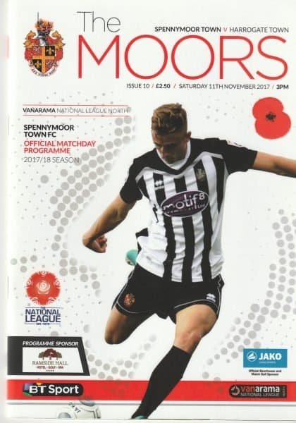 Spennymoor Town v Harrogate Town    11-Nov-2017