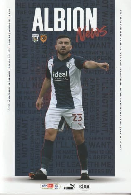 West Bromwich Albion v Hull City  03-Nov-2021