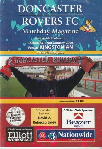Doncaster Rovers v Kingstonian   22-Jan-2000