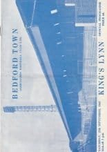 Bedford Town v King's Lynn  25-Sep-1965