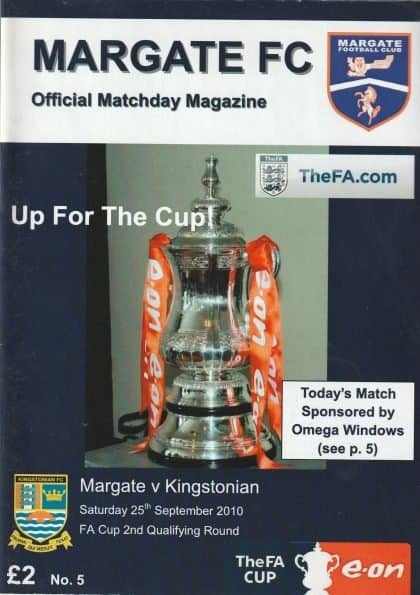 Margate v Kingstonian 25-Sep-2010