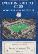 Everton v Leicester City 18-Feb-1958