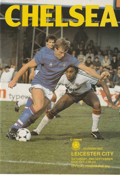 Chelsea v Leicester City 29-Sep-1984