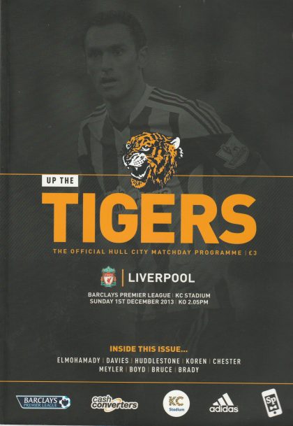 Hull City v Liverpool 01-Dec-2013