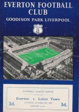 Everton v Luton Town  01-Feb-1958