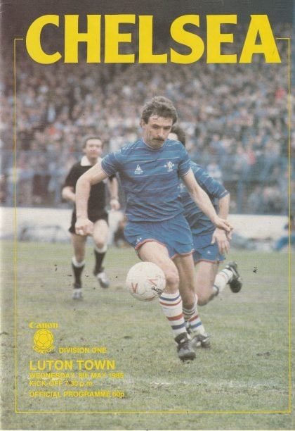 Chelsea v Luton Town  08-May-1985
