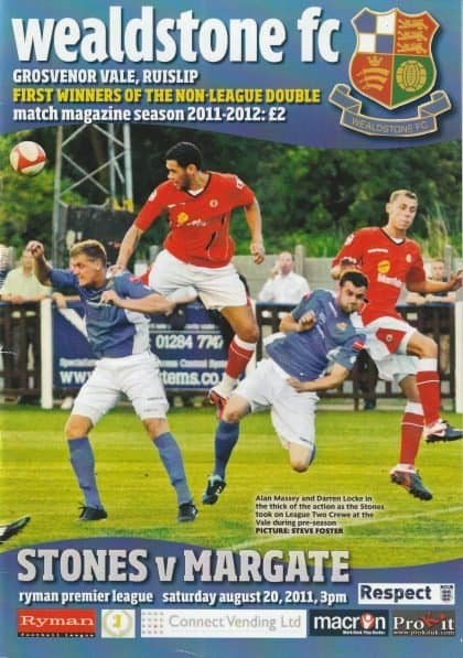 Wealdstone v Margate  20-Aug-2011