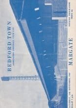 Bedford Town v Margate  11-Sep-1965