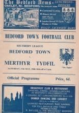 Bedford Town v Merthyr Tydfil  11-May-1968