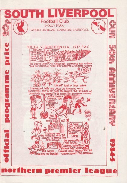 South Liverpool v Morecambe 30-Mar-1985