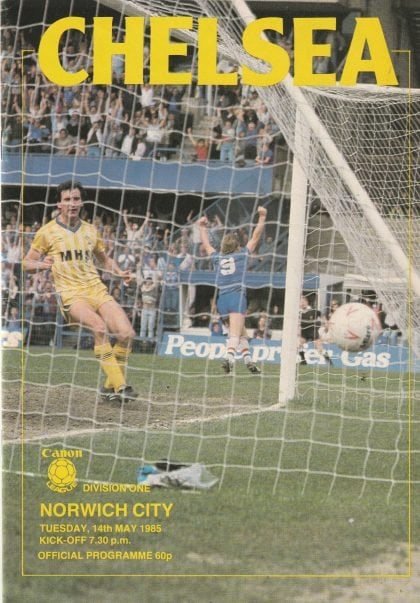 Chelsea v Norwich City  14-May-1985