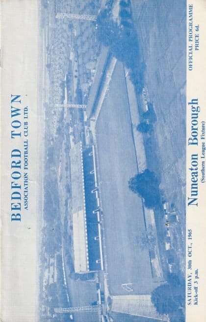 Bedford Town v Nuneaton Borough  30-Oct-1965
