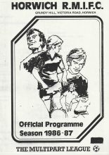 Horwich RMI v Oldham Athletic 12-Aug-1986
