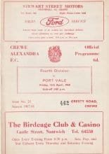 Crewe Alexandra v Port Vale 12-Apr-1968