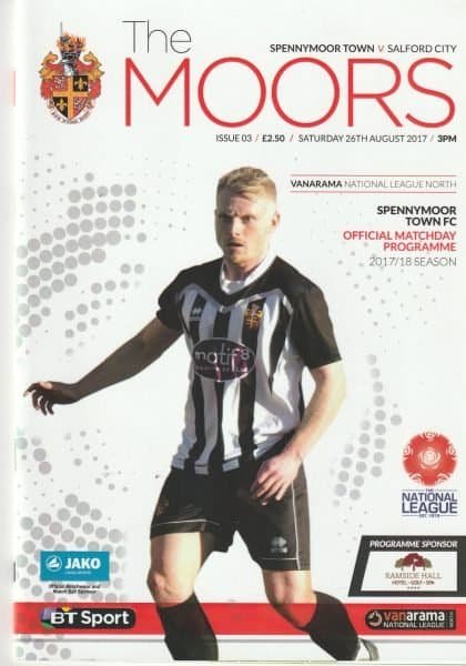 Spennymoor Town v Salford City  26-Aug-2017