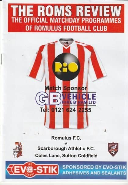 Romulus v Scarborough Athletic  07-Sep-2013