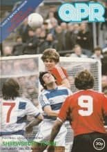 Queens Park Rangers v Shrewsbury Town   29-Nov-1980