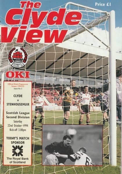 Clyde v Stenhousemuir 22-Oct-1994