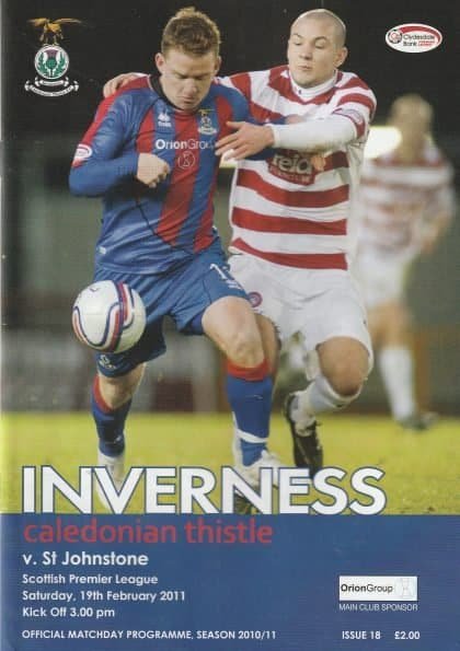 Inverness Caledonian Thistle v St Johnstone  19-Feb-2011