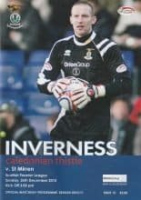 Inverness Caledonian Thistle v St Mirren  26-Dec-2010