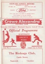 Crewe Alexandra v Stockport County 23-Aug-1968