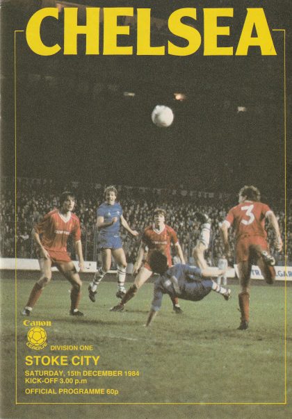 Chelsea v Stoke City 15-Dec-1984