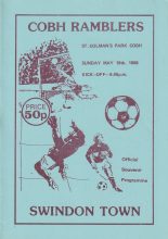 Cobh Ramblers v Swindon Town 18-May-1986