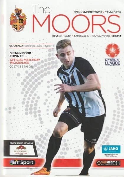 Spennymoor Town v Tamworth  27-Jan-2018