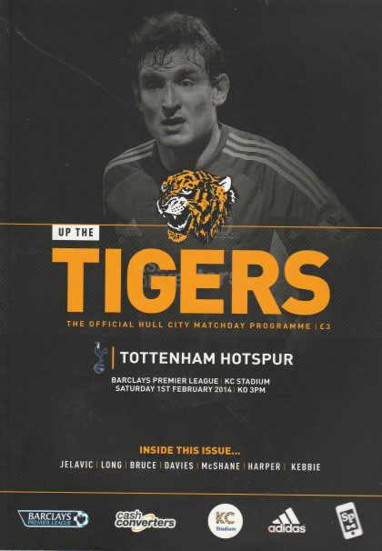 Hull City v Tottenham Hotspur  01-Feb-2014