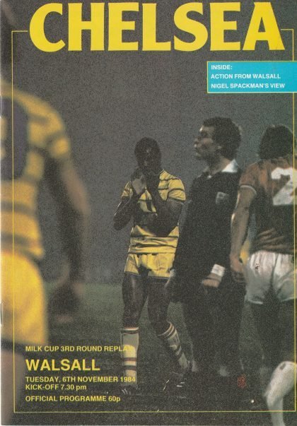 Chelsea v Walsall 06-Nov-1984