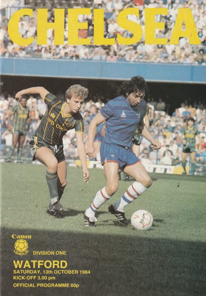 Chelsea v Watford 13-Oct-1984