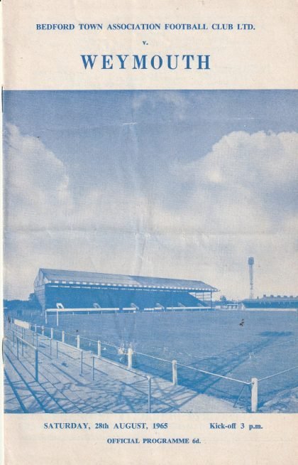 Bedford Town v Weymouth   28-Aug-1965