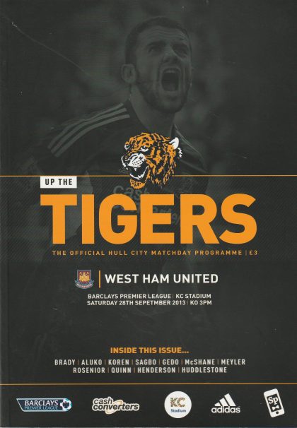 Hull City v West Ham United 28-Sep-2013
