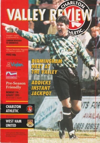 Charlton Athletic v West Ham United 07-Aug-1995
