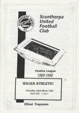 Scunthorpe United Reserves v Wigan Athletic Reserves  06-Mar-1991