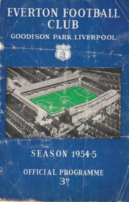 Everton v Wolverhampton Wanderers 27-Dec-1954